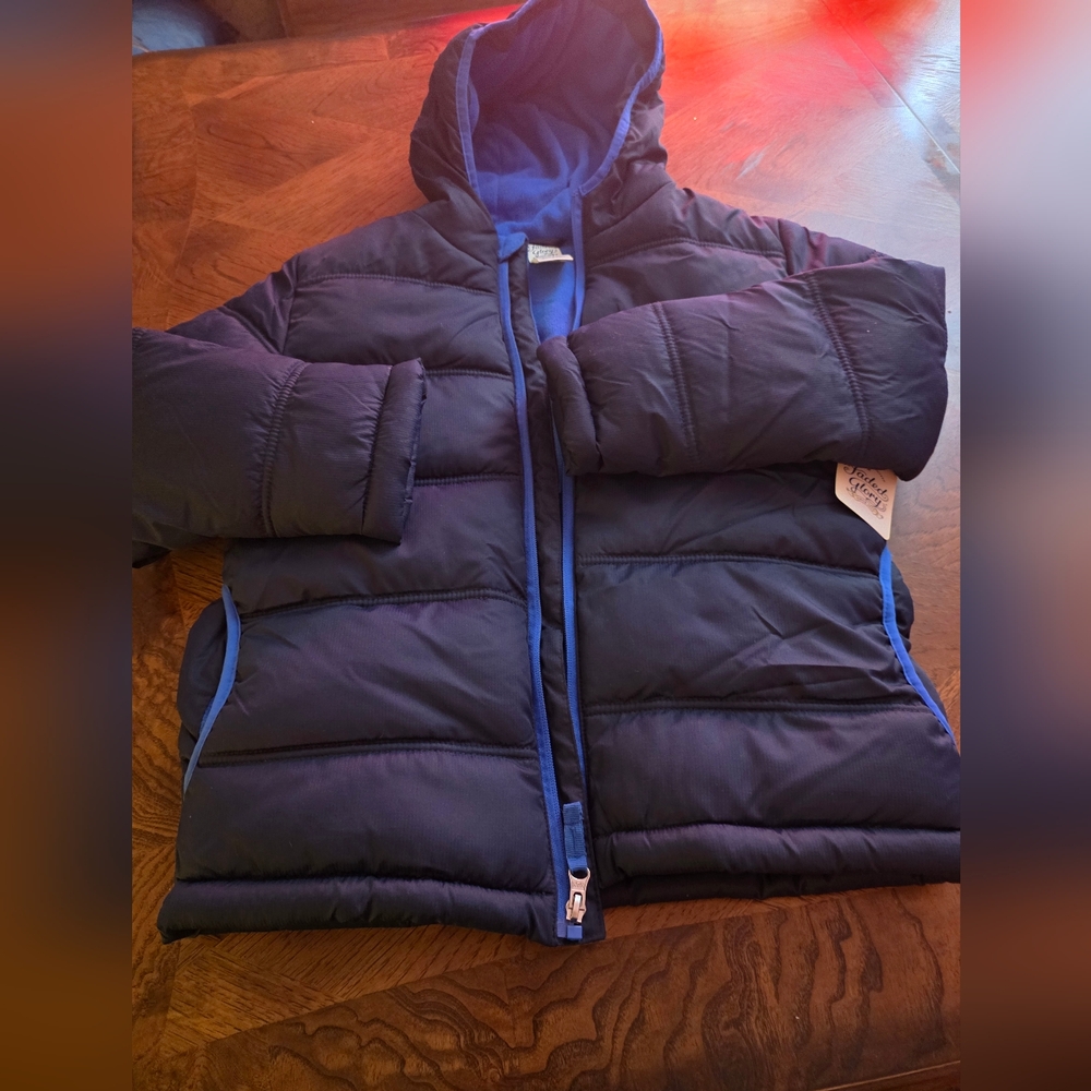 Faded Glory Dark Blue Puffer Jacket for Kids